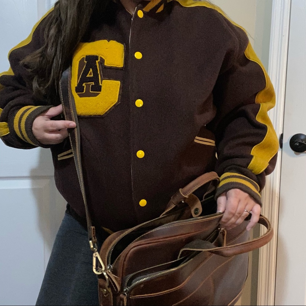 Vintage Letterman Jacket Central 56 California - Picture 3 of 15